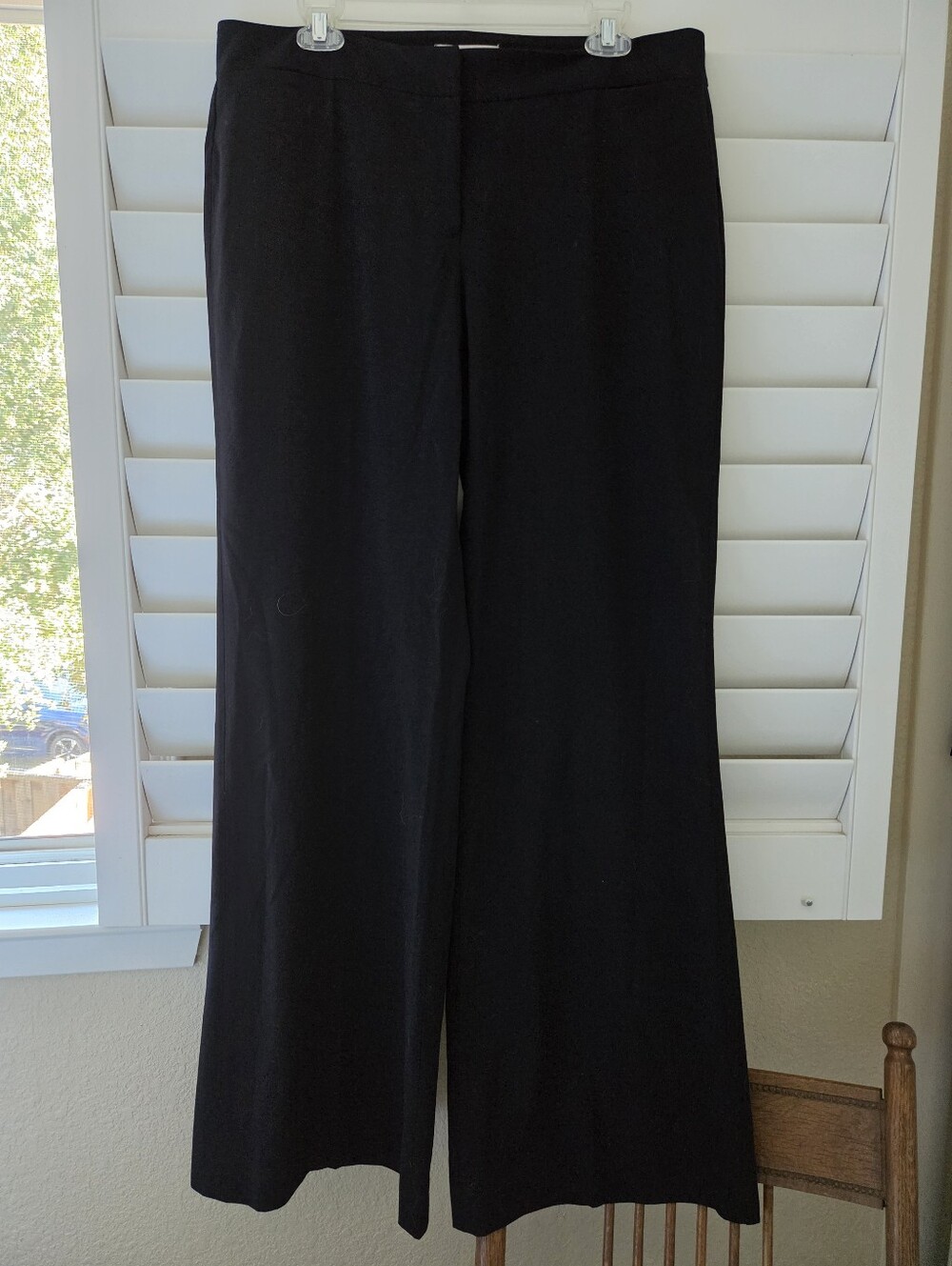 CAbi Lauren Black Wide-Leg Trousers #661